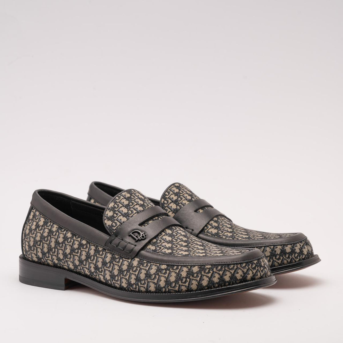 D.I.O..R Granville Loafer for Men Black / Beige 1:1