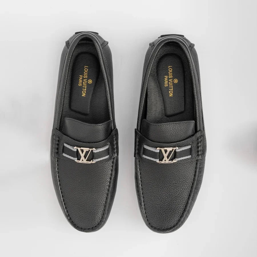LOUIS VUITTON  Moccasin for Men Black 1:1