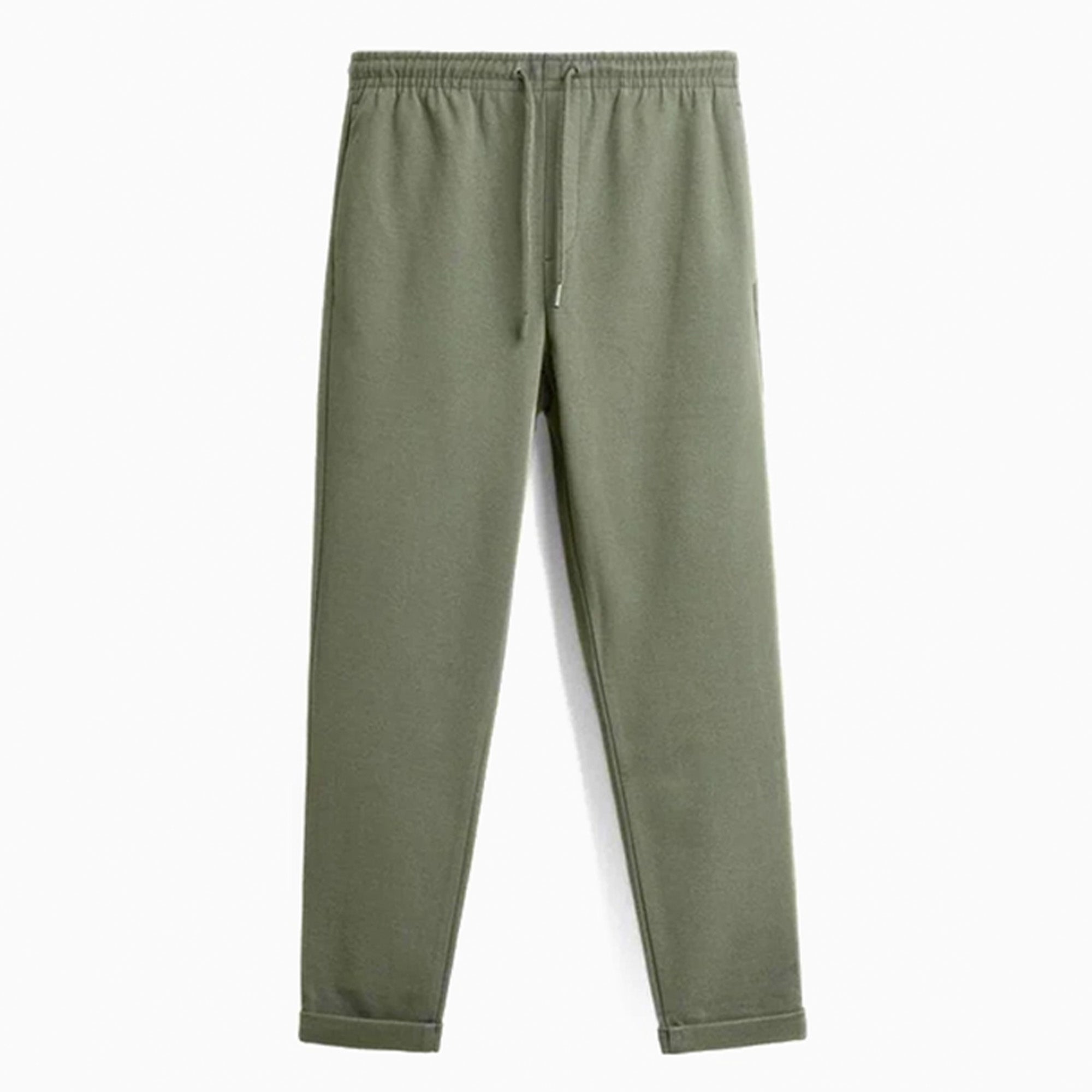 Zara Green Jogger Waist Trousers