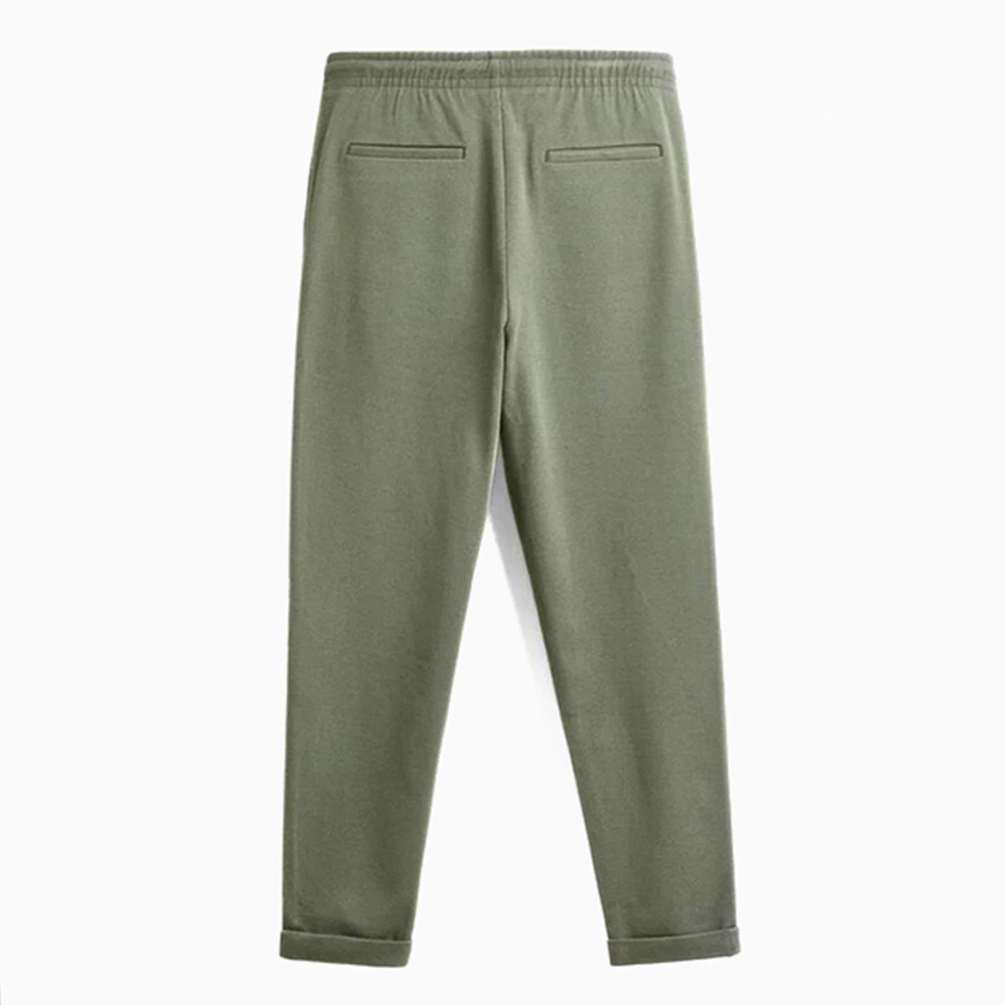 Zara Green Jogger Waist Trousers