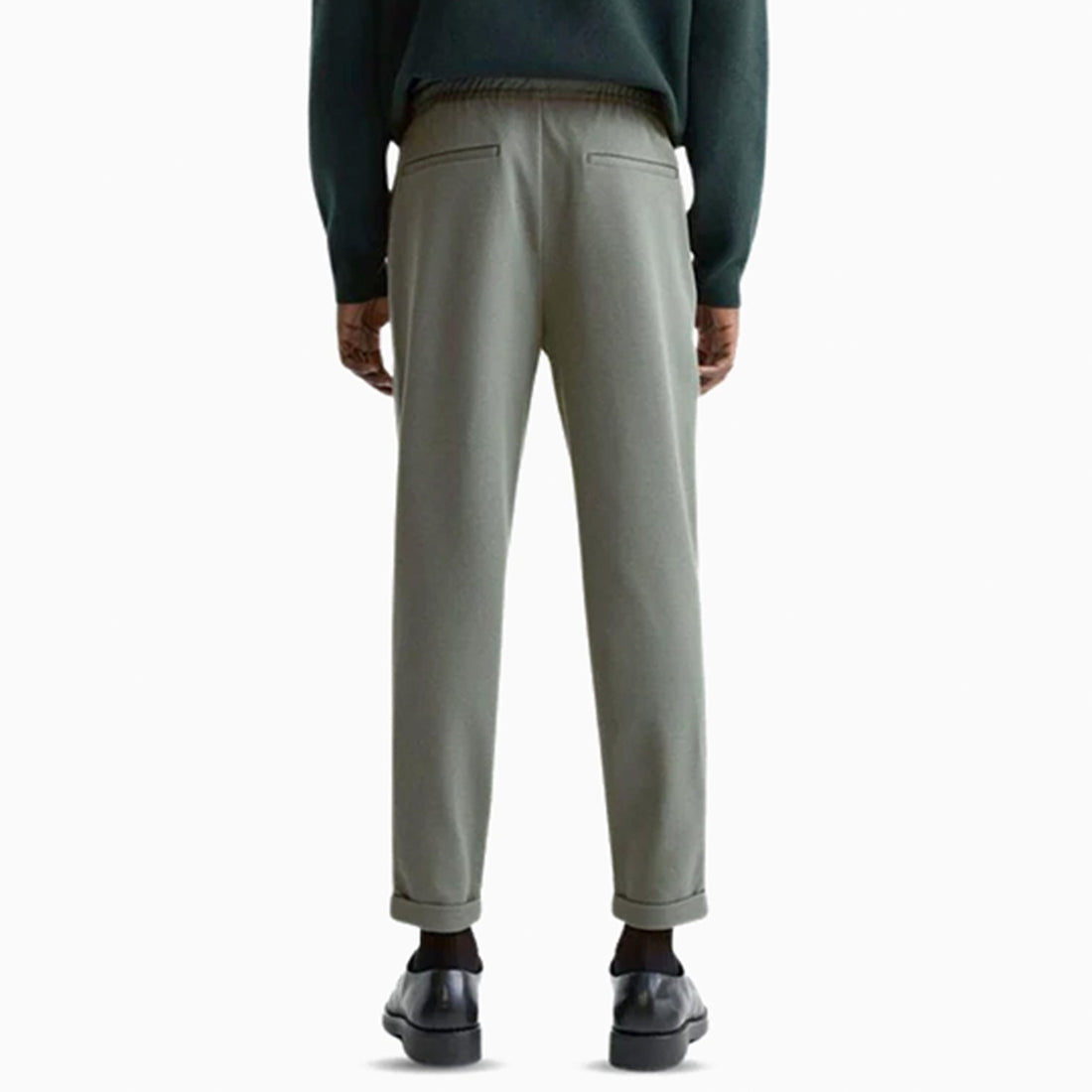 Zara Green Jogger Waist Trousers