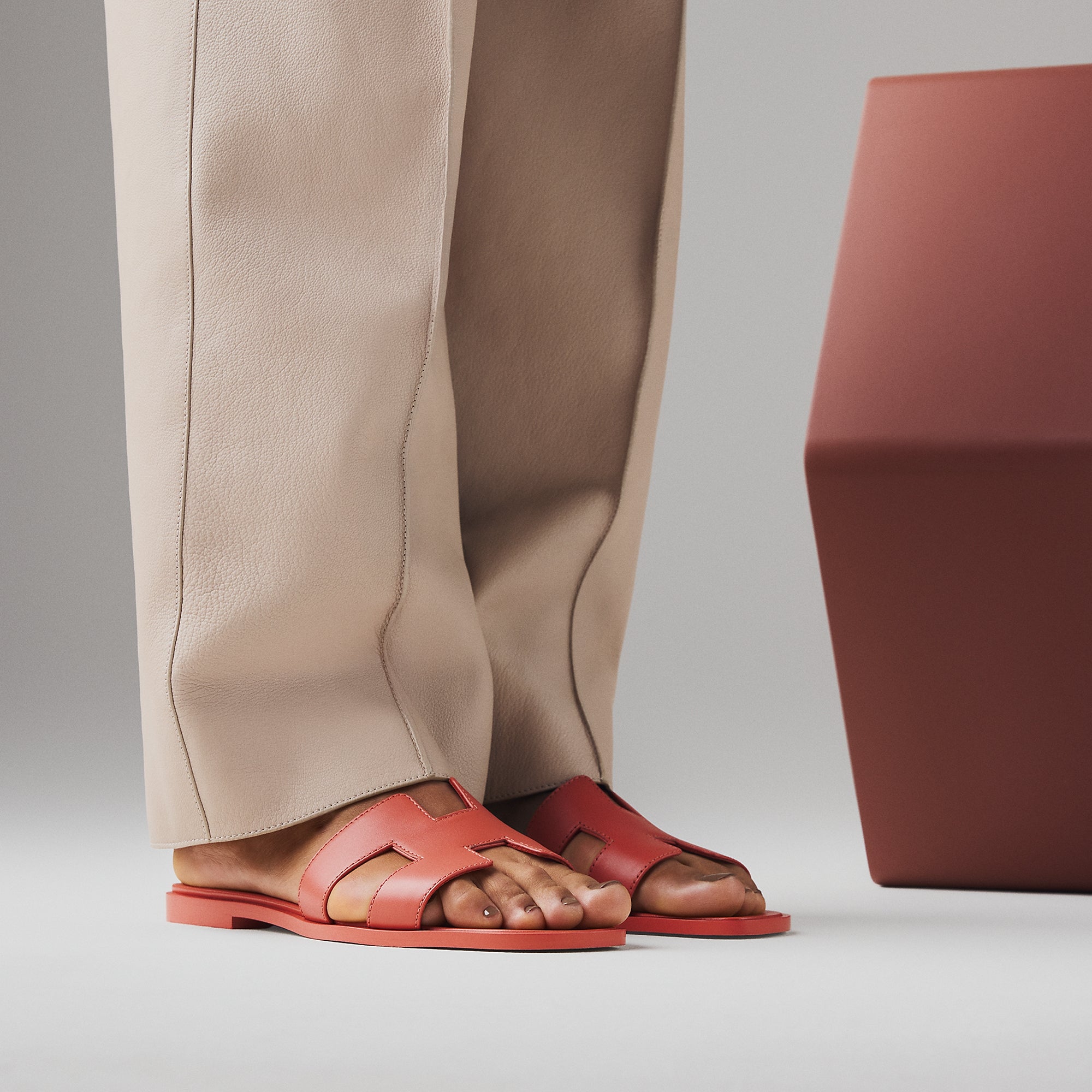 H.E.R.M.E.S Pasir Sandal Calfskin(1:1 Original Quality)