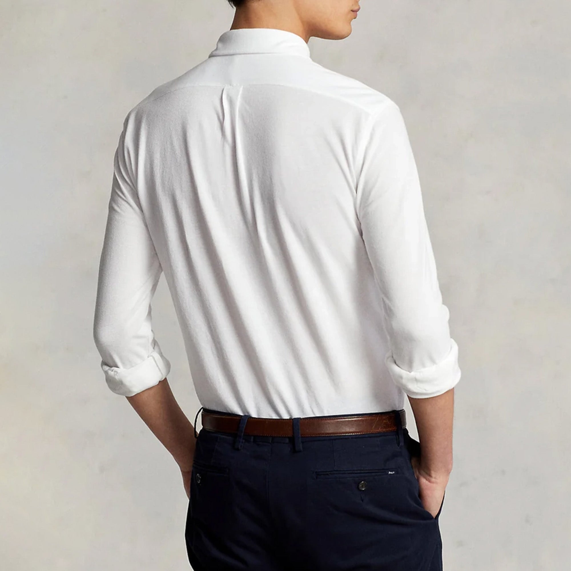 Ralph Lauren Featherweight Mesh Shirt White