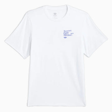 Adidas White Running Tee