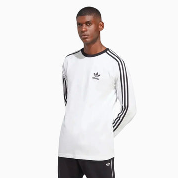 Adidas 3 Stripe White Basic Tee