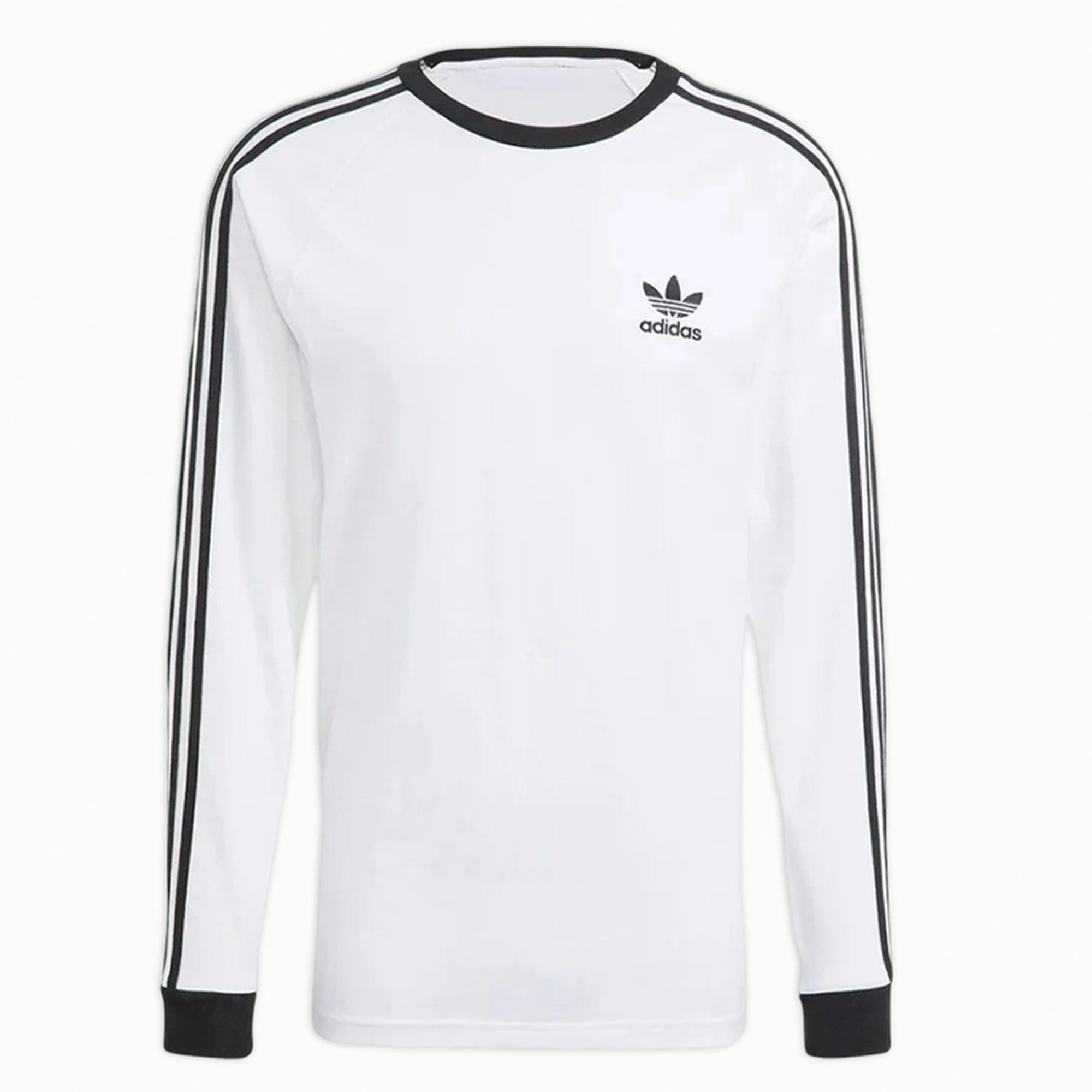 Adidas 3 Stripe White Basic Tee