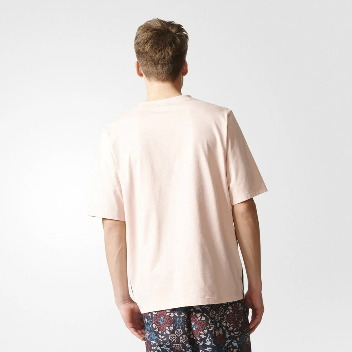 Adidas Essentials Single Jersey Embroidered Small Logo Tee Beige