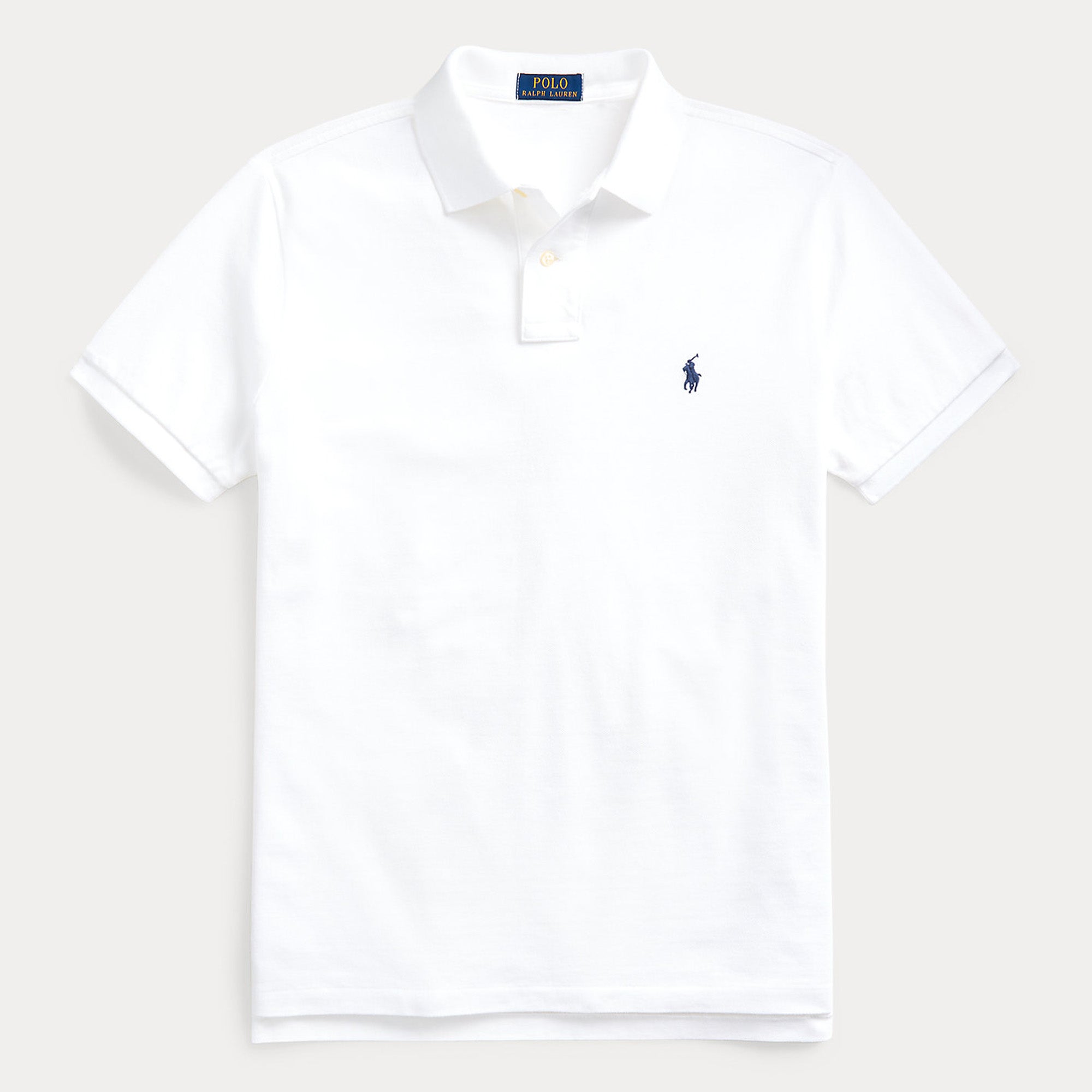 The Iconic Mesh Polo White Shirt
