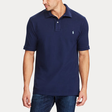 Ralph Lauren The Iconic Mesh Polo Shirt Navy With White logo