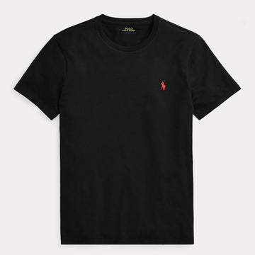 Ralph Lauren Custom Slim Fit Jersey Crewneck T-Shirt Black