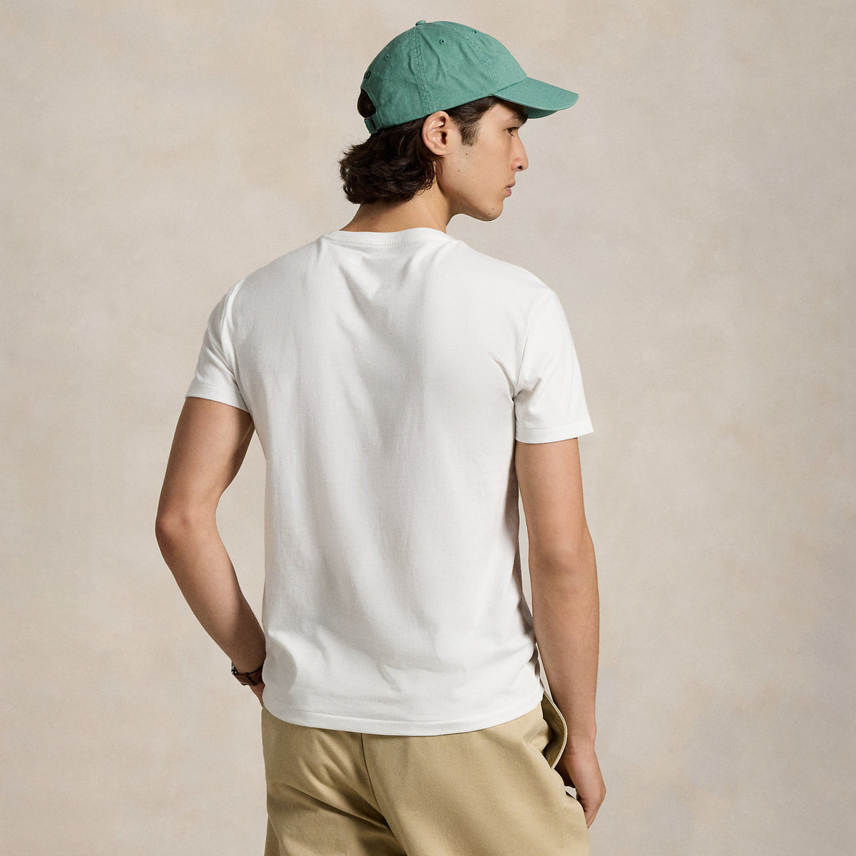 Custom Slim Fit Jersey Crewneck White T-Shirt