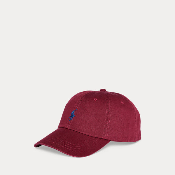 Cotton Chino Baseball Mehroon Cap