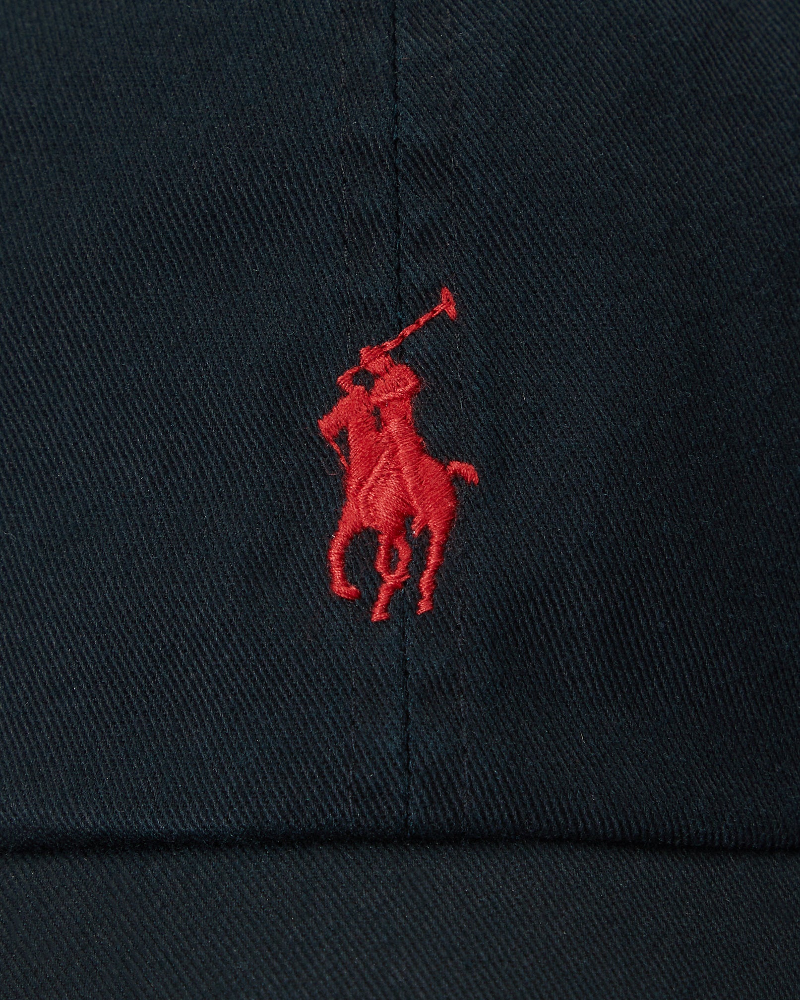 Ralph Lauren Cotton Chino Baseball Black Cap