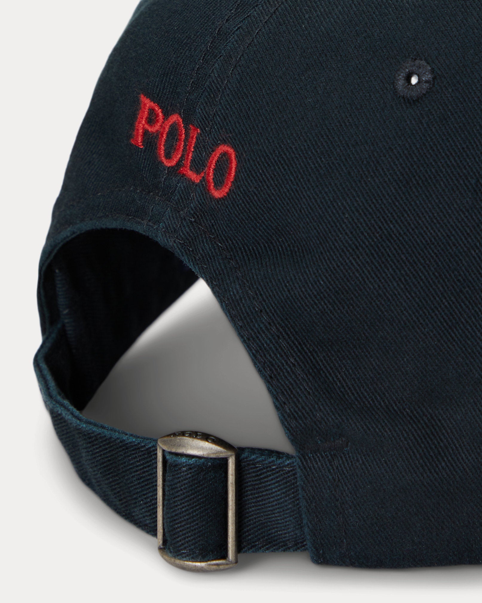 Ralph Lauren Cotton Chino Baseball Black Cap
