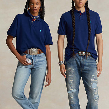 PRL x Naiomi Glasses Mesh Polo Shirt Save to Wishlist Polo Ralph Lauren