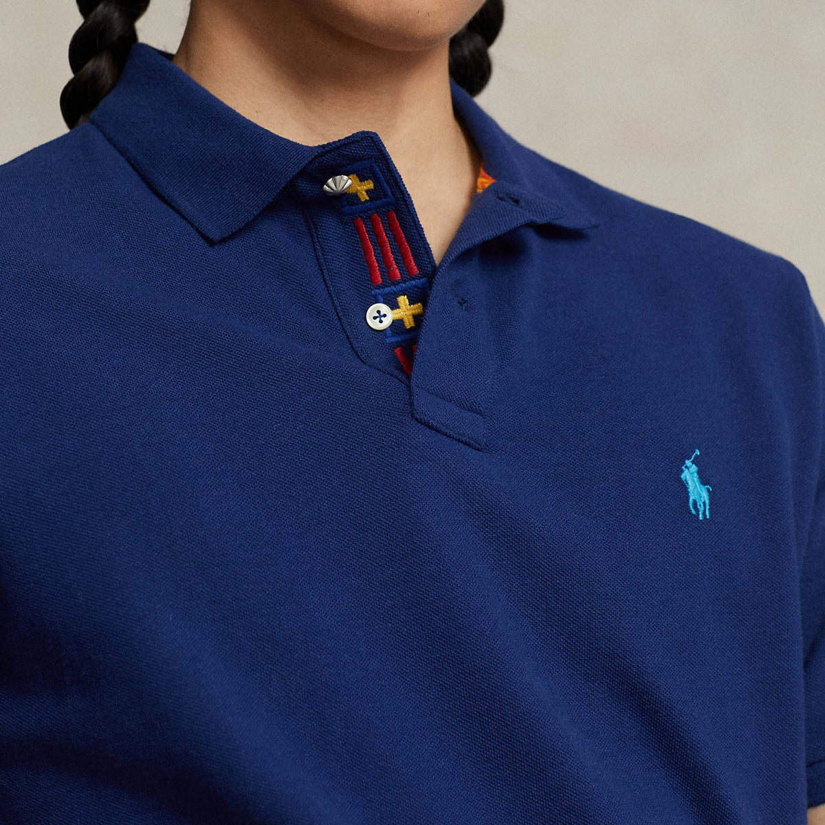PRL x Naiomi Glasses Mesh Polo Shirt Save to Wishlist Polo Ralph Lauren