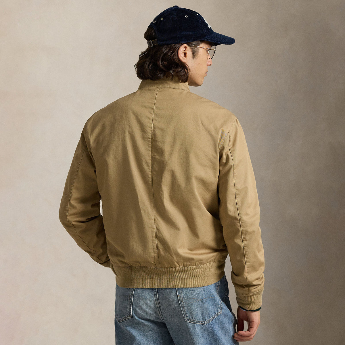 Ralph Lauren Men's City Baracuda Full Button Jacket Beige