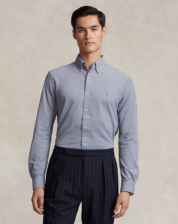 RL Knit Oxford Shirt ( Grey )