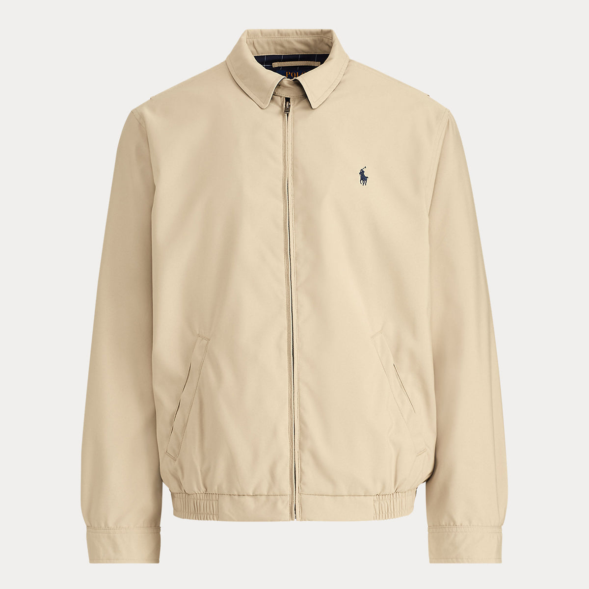 Ralph Lauren Men's Bi-Swing Jacket Beige Navy Logo