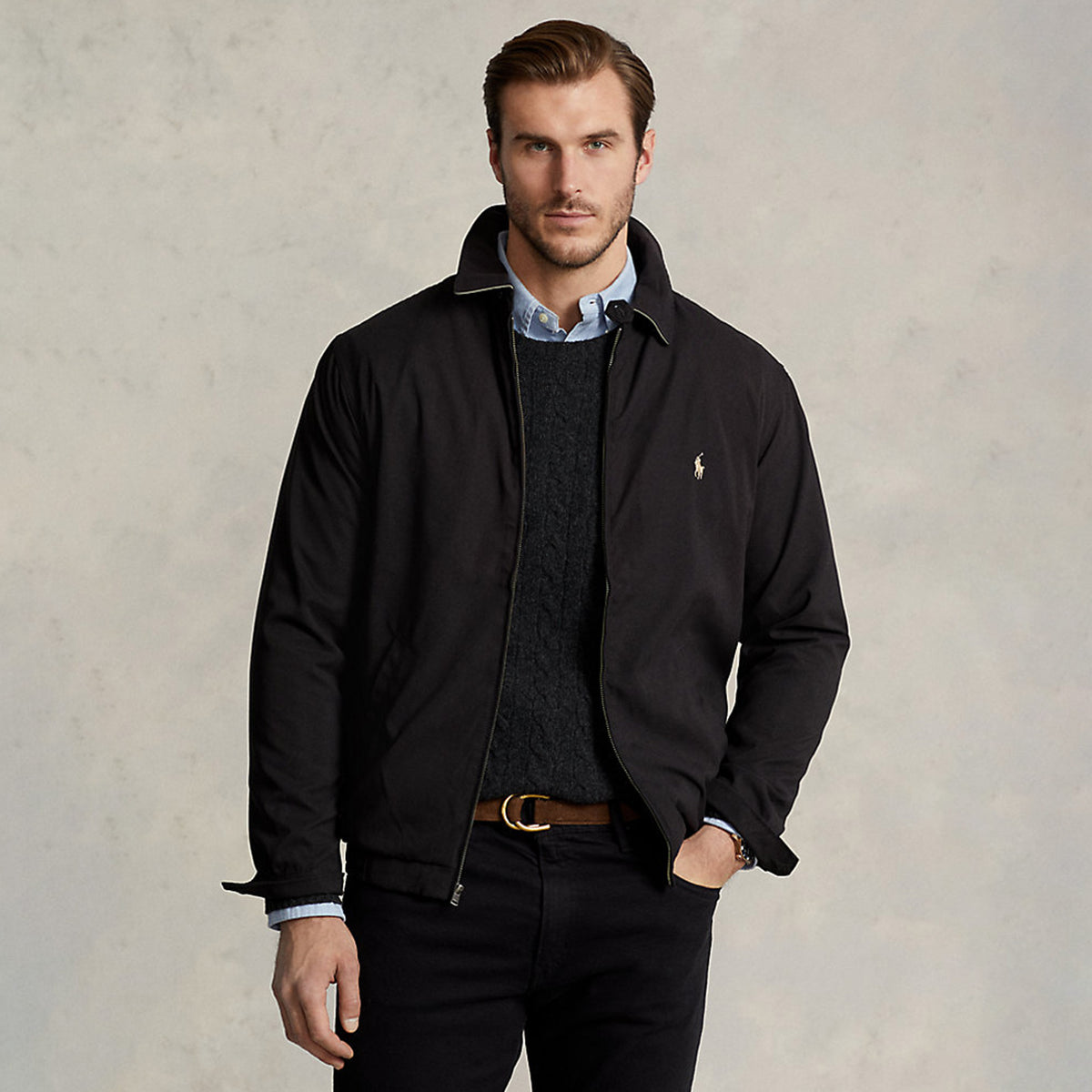 Ralph Lauren Men's Bi-Swing Jacket Black