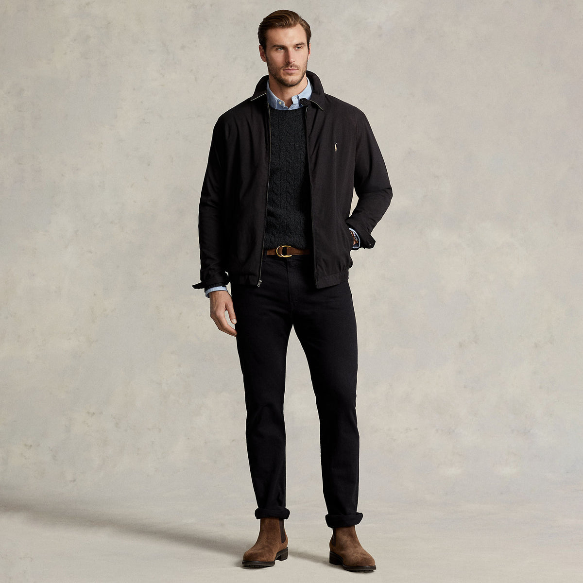 Ralph Lauren Men's Bi-Swing Jacket Black