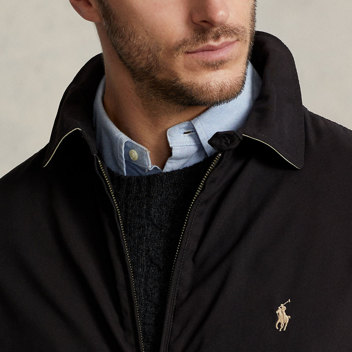 Ralph Lauren Men's Bi-Swing Jacket Black