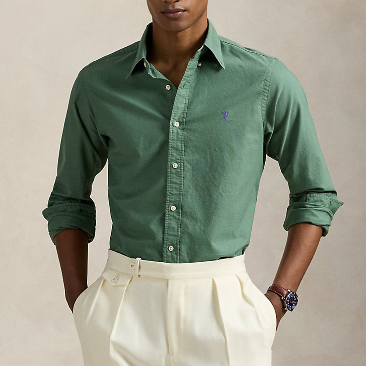 Ralph Lauren Knit Oxford Shirt