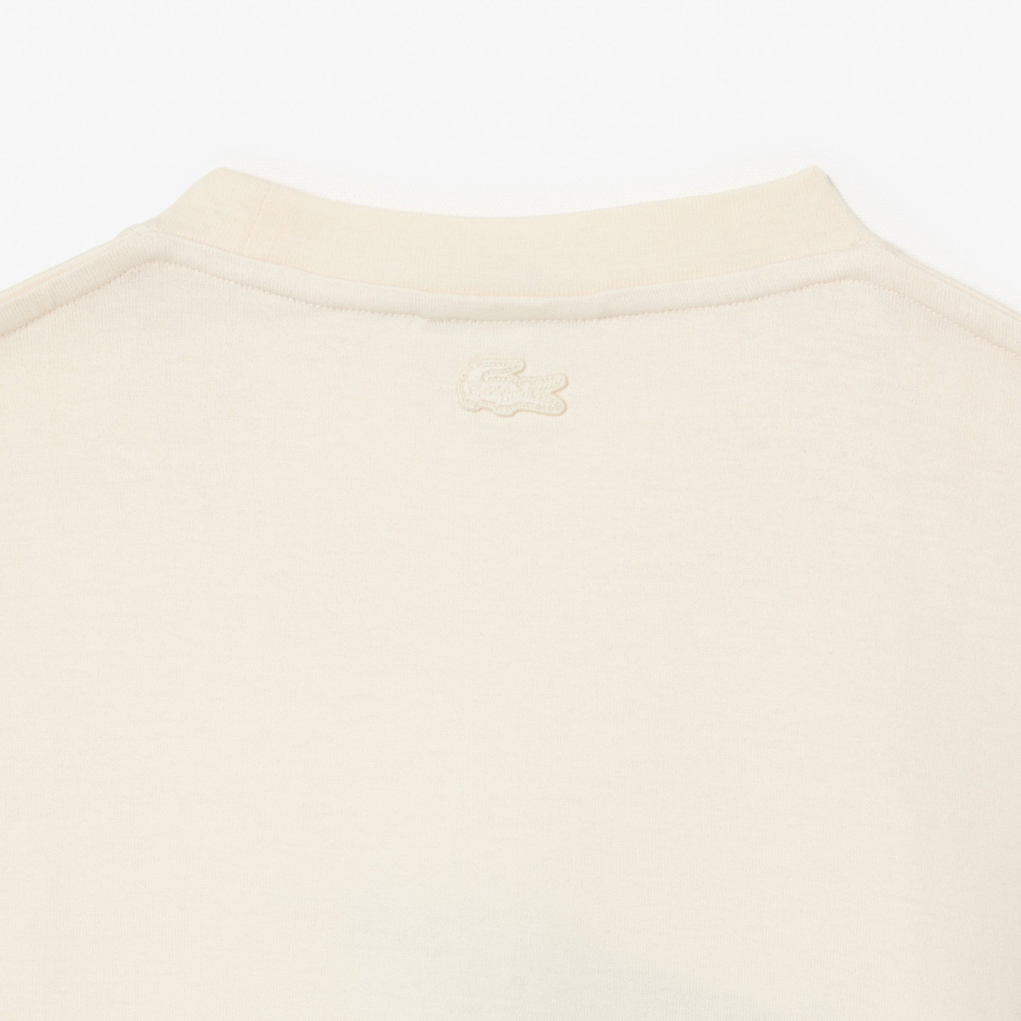 Lacoste Classic Fit Cotton Jersey T-shirt Beige