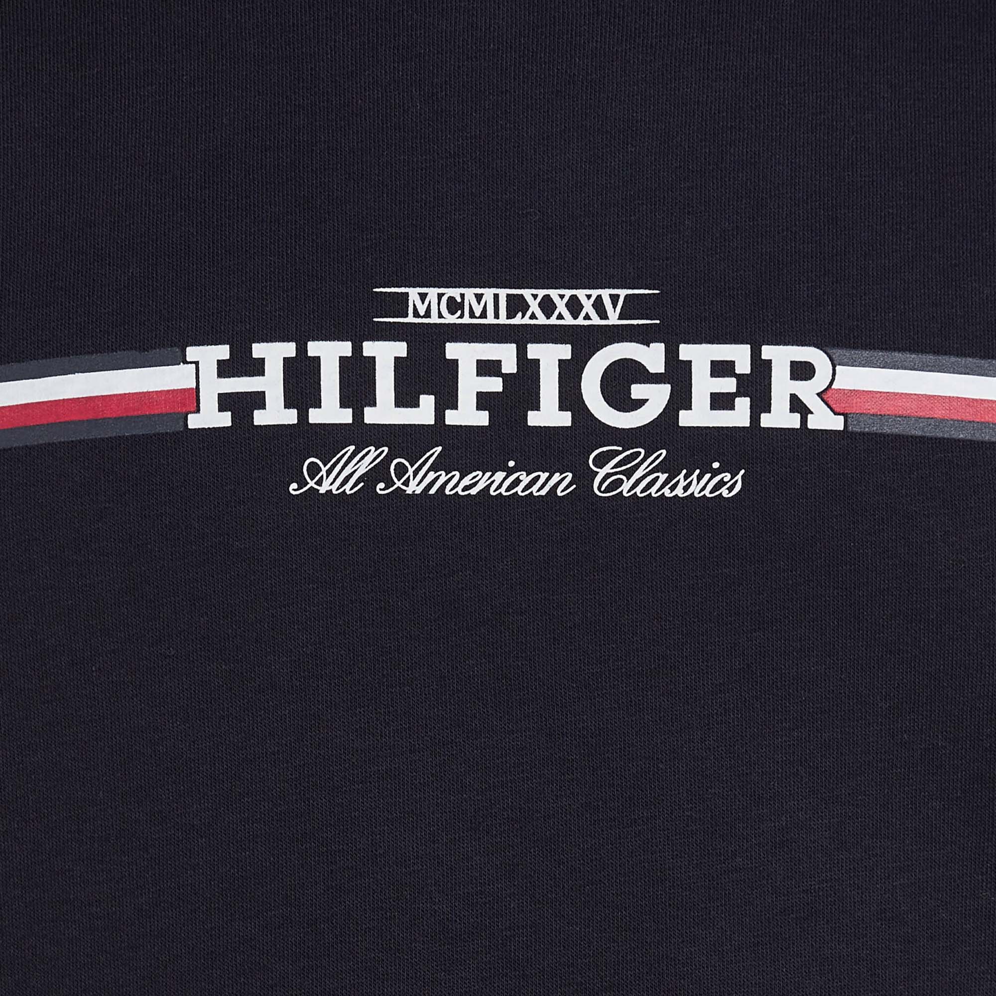 Tommy Hilfiger Hilfiger Sweat Shirt (Imported) (Black)