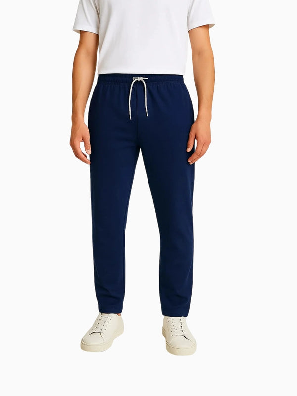 ZR Cotton 'Navy Blue' Straight Fit Trouser